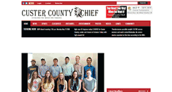 Desktop Screenshot of custercountychief.com